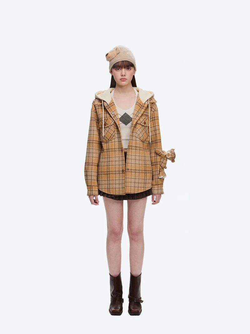 13DE MARZO（トレセ・デ・マルゾ）の「13DE MARZO Doozoo 3D Bear Beanie Almond（Hats）」