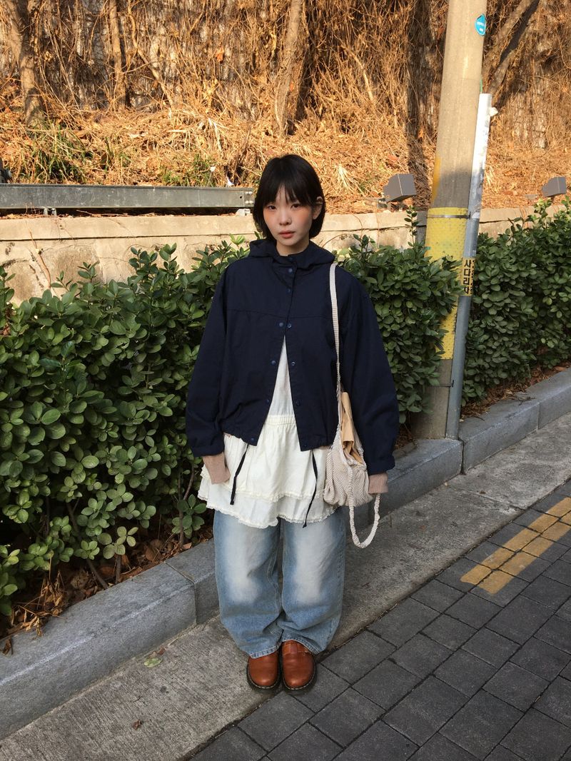 Camden Drawstring Hooded Jacket (2color)
