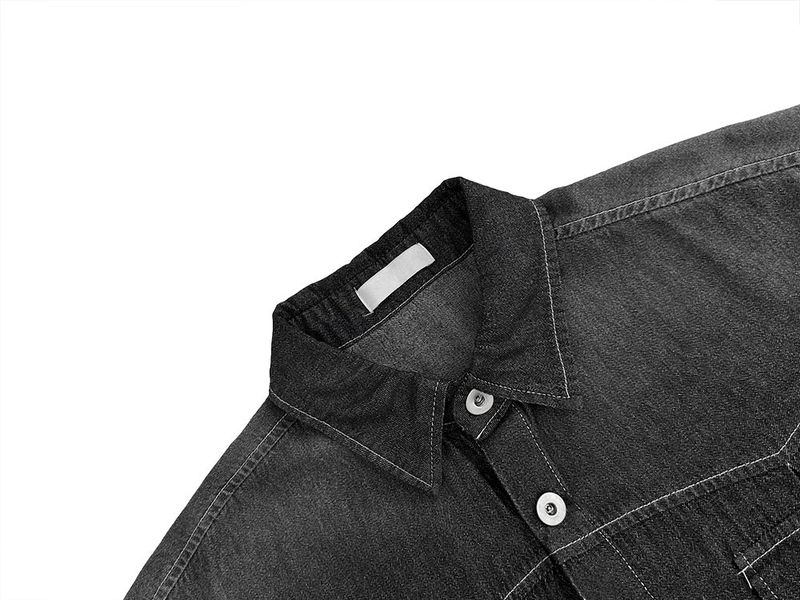 Podia Denim Half Shirt
