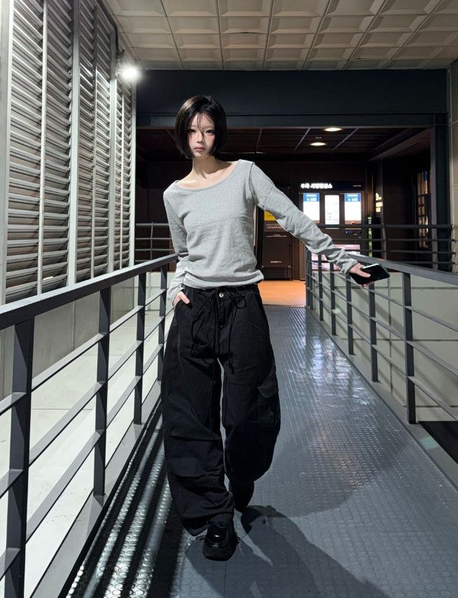[1+1] Basic Long Sleeve T-Shirt