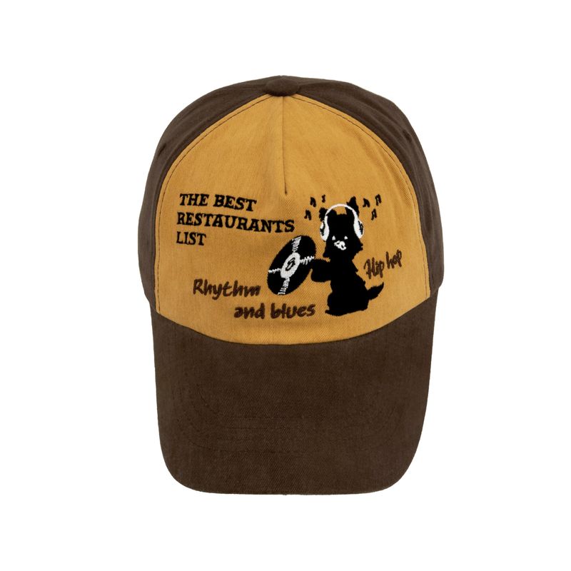 DJing Brody Ball Cap - Mustard Yellow / Brown