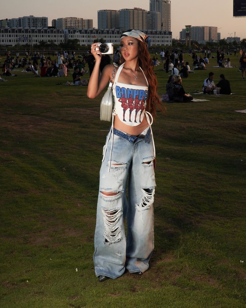 TATICHU（タティチュ）の「SG.S Distressed Ripped Jean（Pants）」