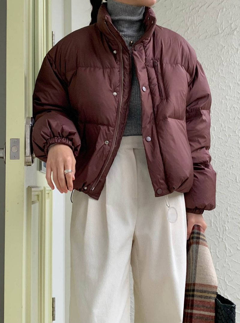 Monbe Duck Down Short Padded Jacket