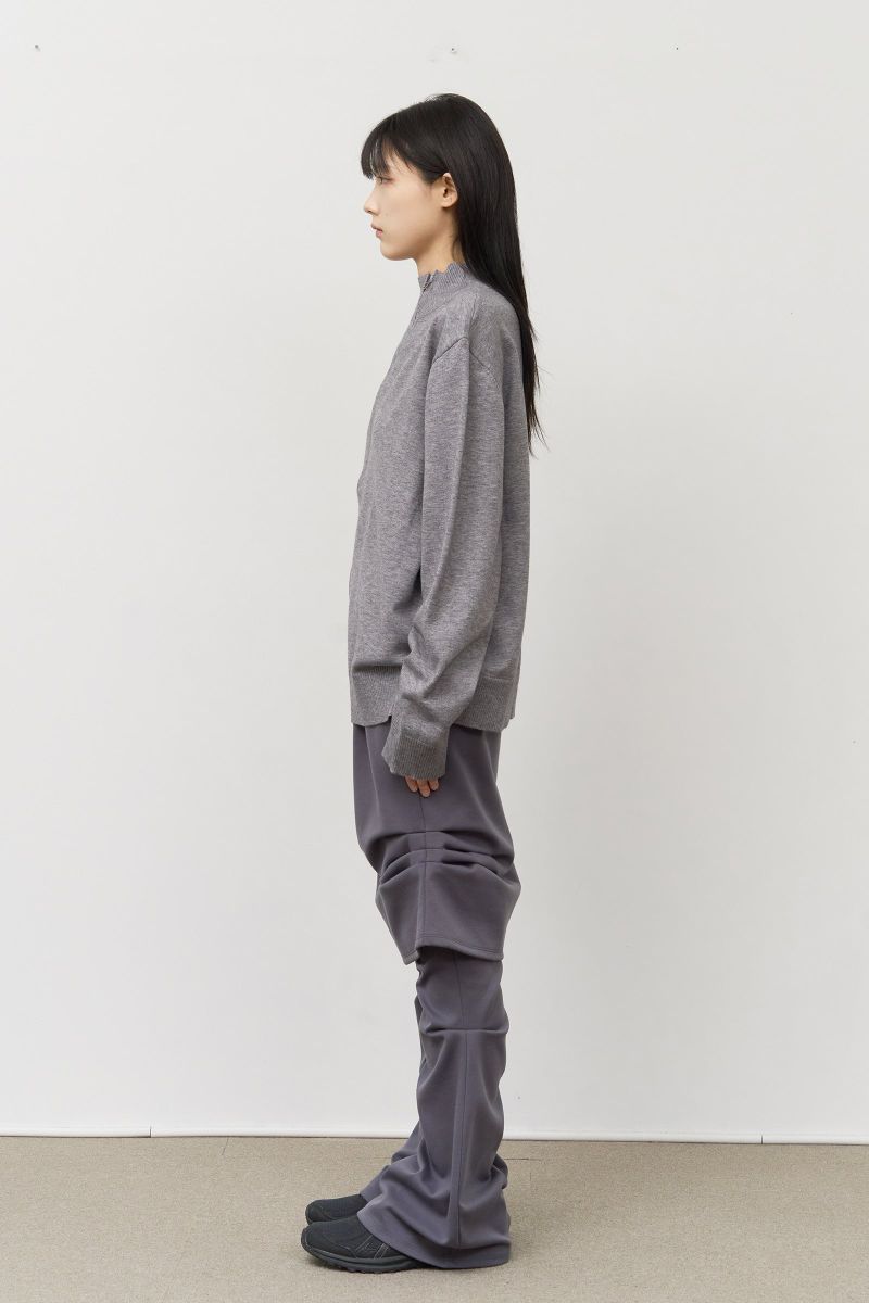 Nito Slash Knitted Zip Up