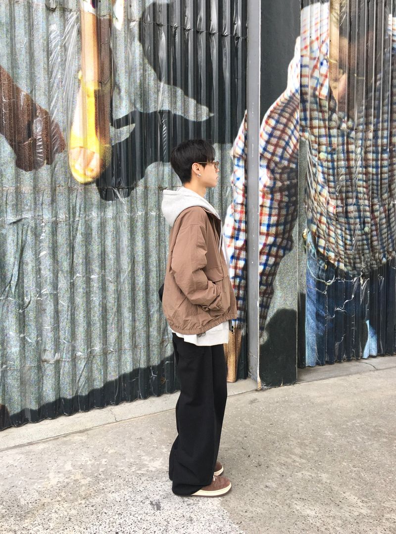 Uchi High Neck Windbreaker 4C