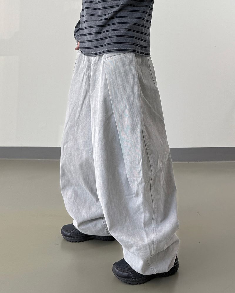 Folden Pigment Balloon Pants
