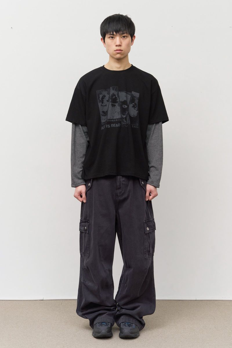 Grunge Rock Layered Longsleeve