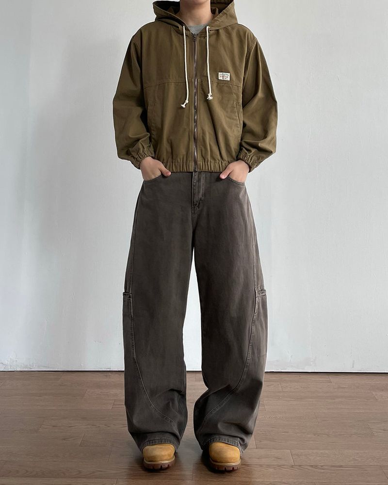 Roden Curved Dyeing Pants
