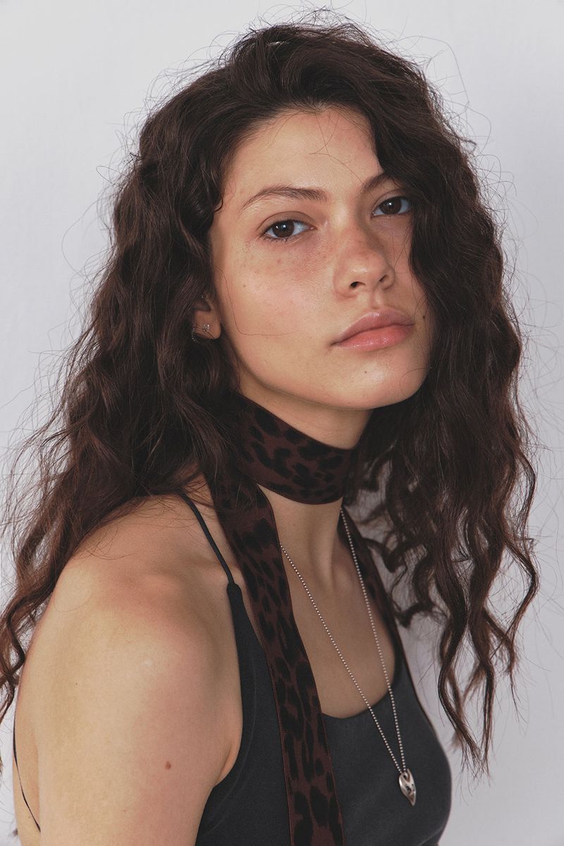 EYELET TANKTOP - VINTAGE CHARCOAL