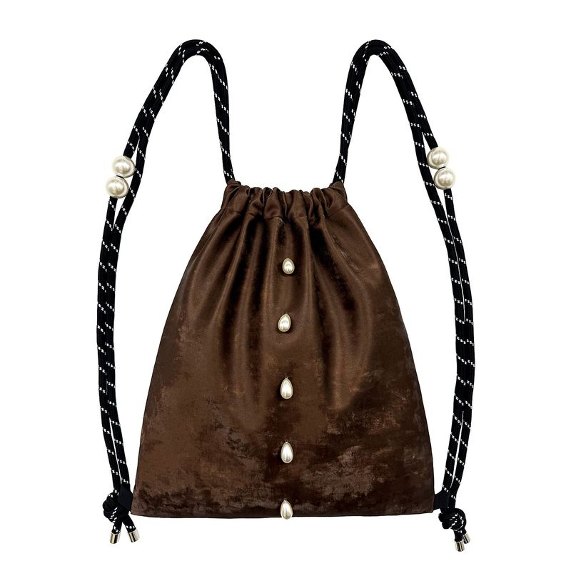 OTHER-worldly（アザーワールドリー）の「Drop Pearl Gym Sack [Brown]（Bags）」