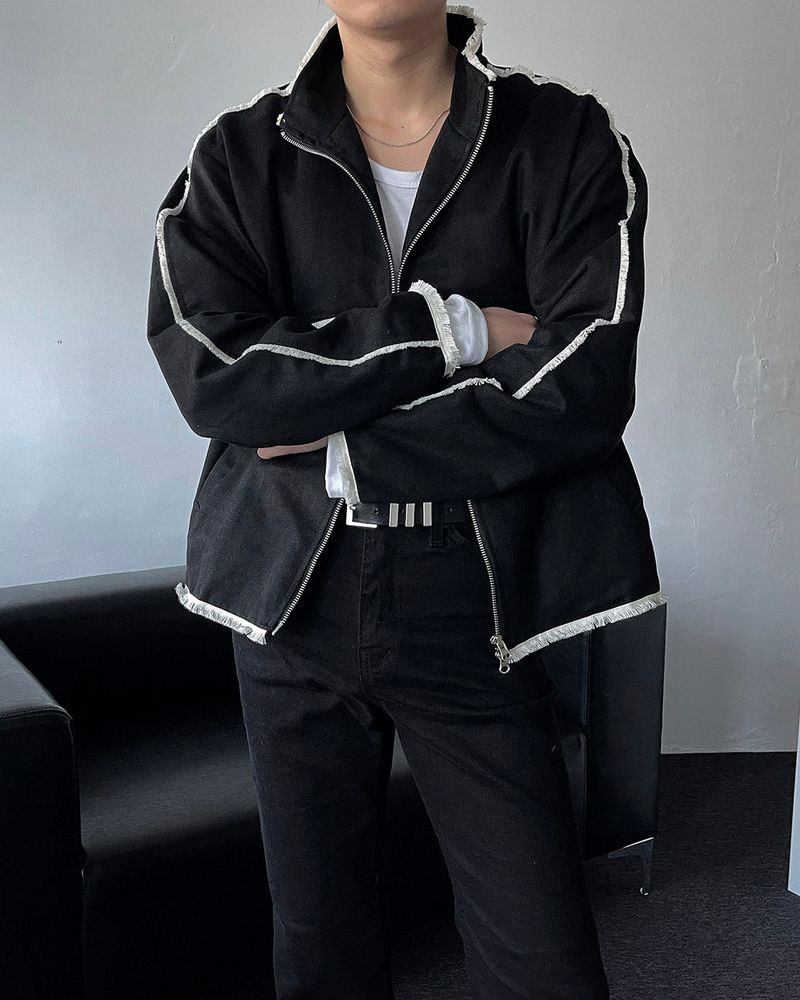 ENOC suede taping jumper (3 colors)