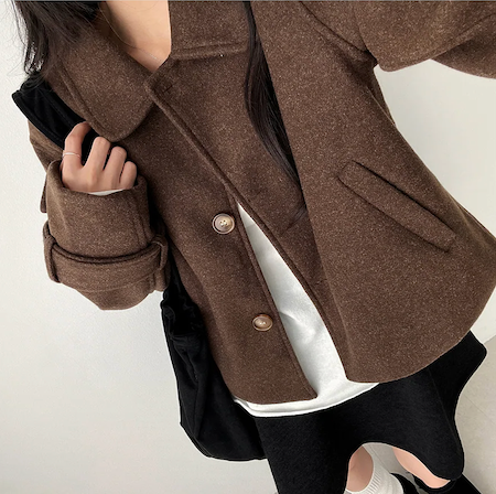 Lorton Wool Pin Tuck Flared Miniskirt