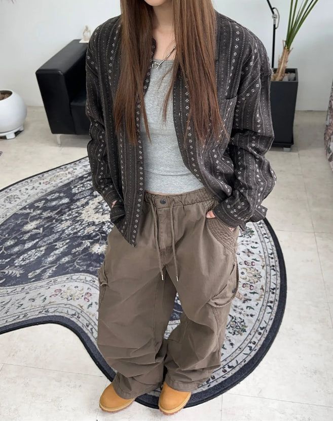 Reed Flower Crop Shirt