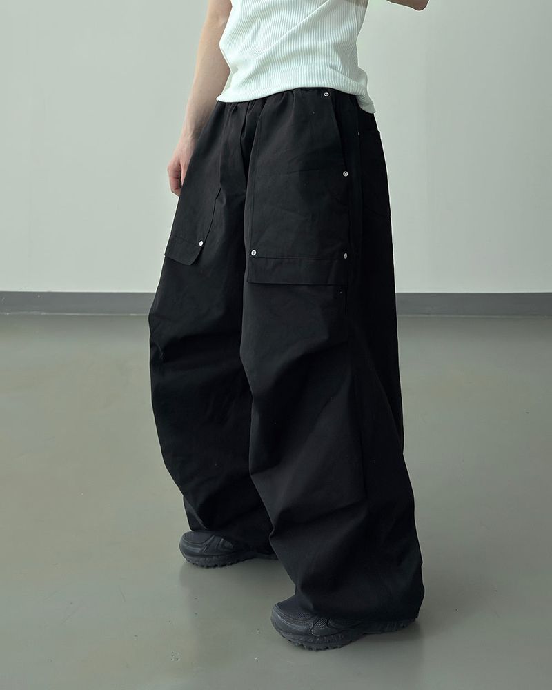 Doblen Rivet Balloon Cotton Pants