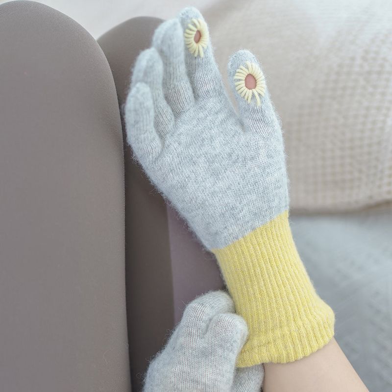 meminn（ミミン）の「ツートンツーホールロングタッチフィンガーグローブ（ファッション小物）」
