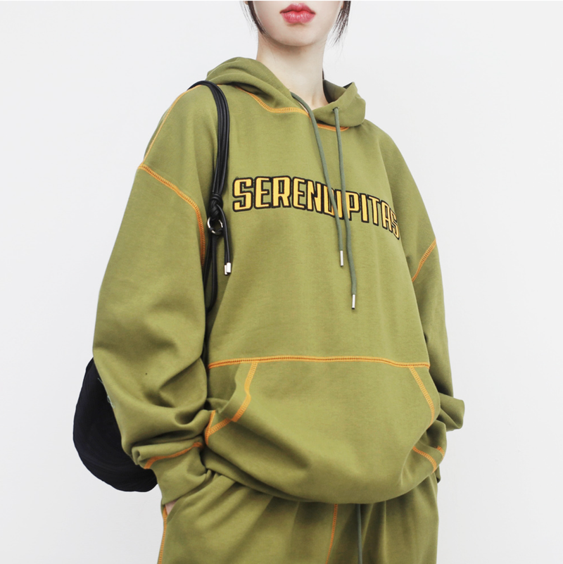NONCODE(ノンコード)の「(Unisex) テシットステッチフーディー(トップス)」