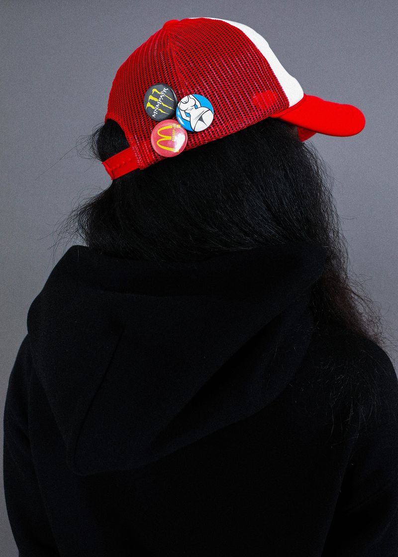  MP TRUCKER CAP RED