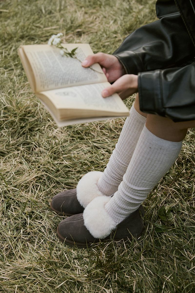 Toasty Fur Shoes - Brown