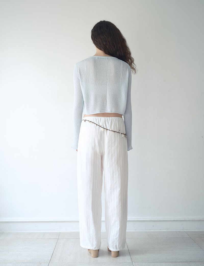 Cotton Lace Banding Pants
