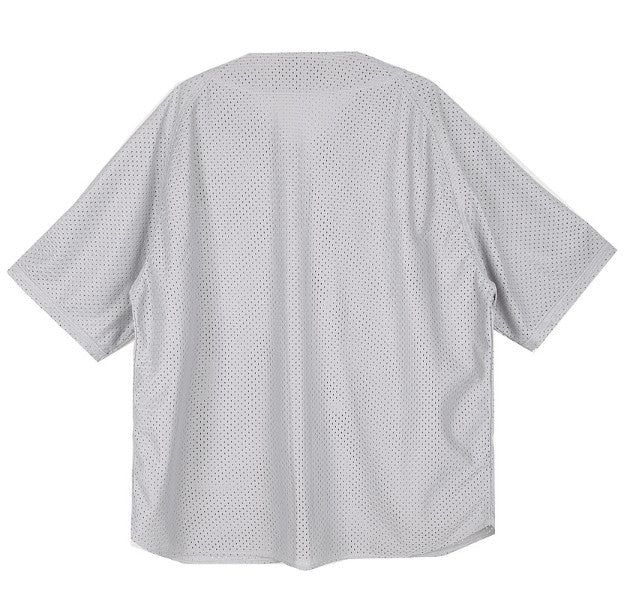 メッシュベースボールシャツ