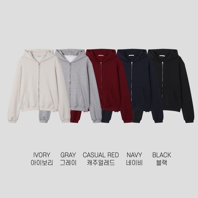 Standard hood zip-up