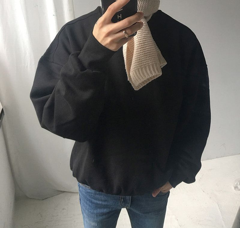 Never Line Warm Sweat Shirt (4color)