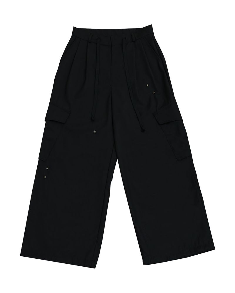 Star rivet cargo pants