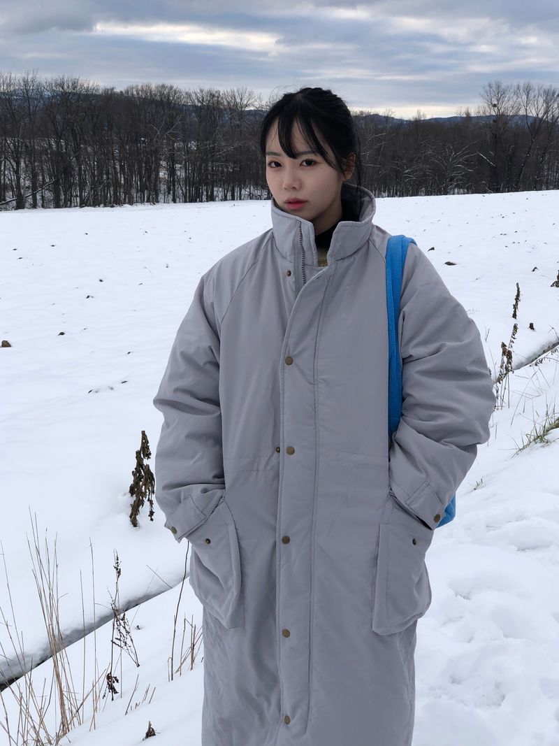 (quilted beam) Biei raglan padding coat
