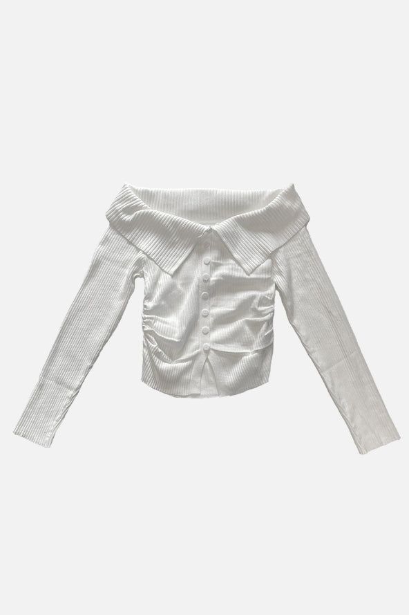 ロータスオフシッピングボタンTシャツ