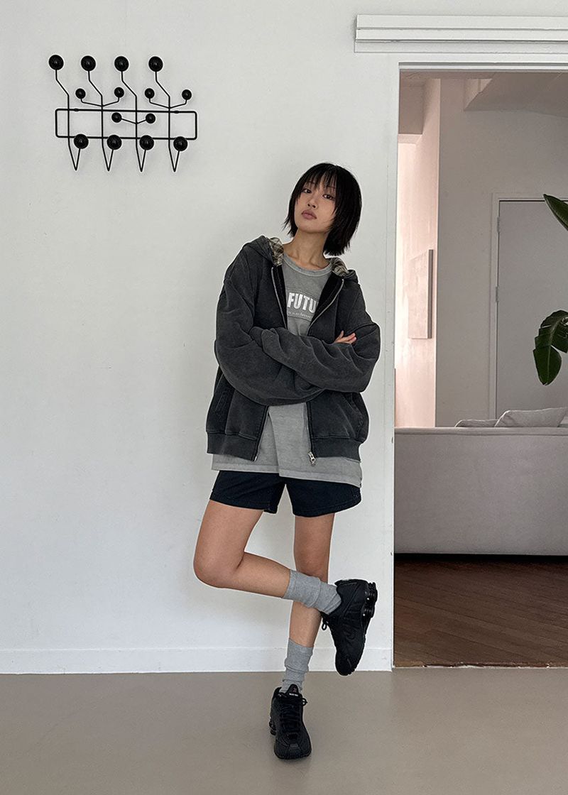 FRENCH CARGO HALF PANTS