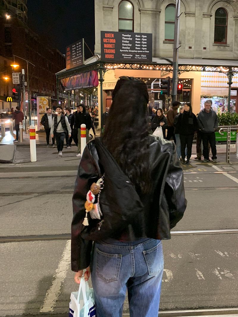 [MADE] Femme Leather Mini Jacket