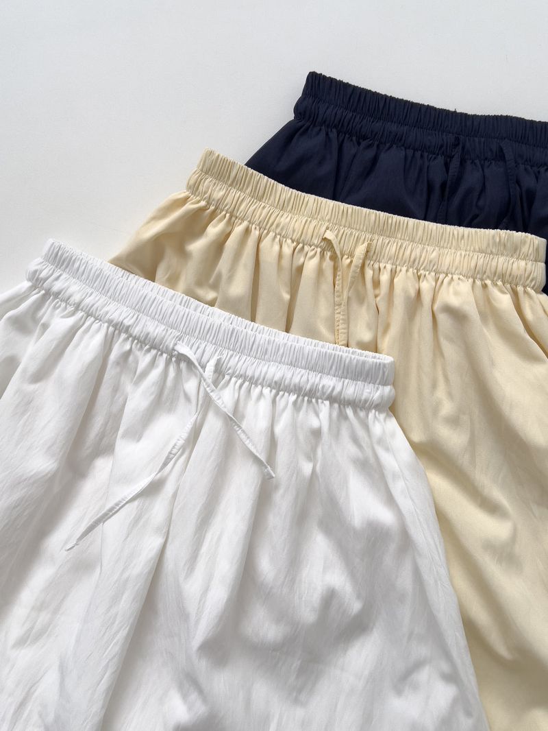 Juicy Nylon Flare Long Skirt