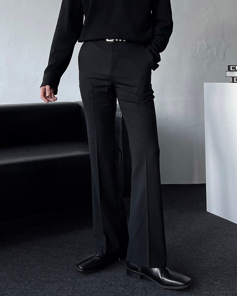 MG Semi Wide Bootcut Slacks (2 colors)