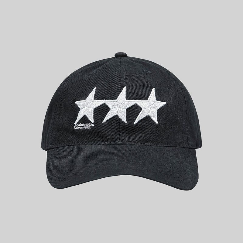 SSstar Washed Ball Cap (BLACK)
