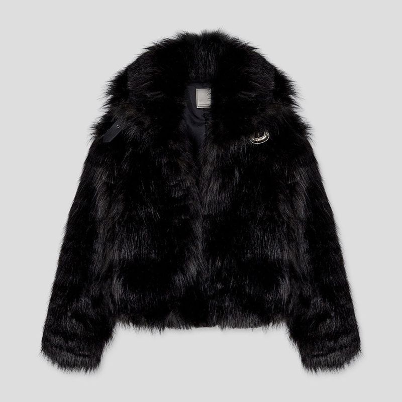 [Premium] ASCLO Western Buckle Fur Jacket