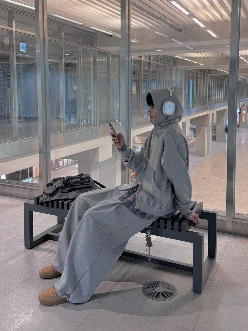 Curry Oversized Hooded Zip-Up (3 colors)