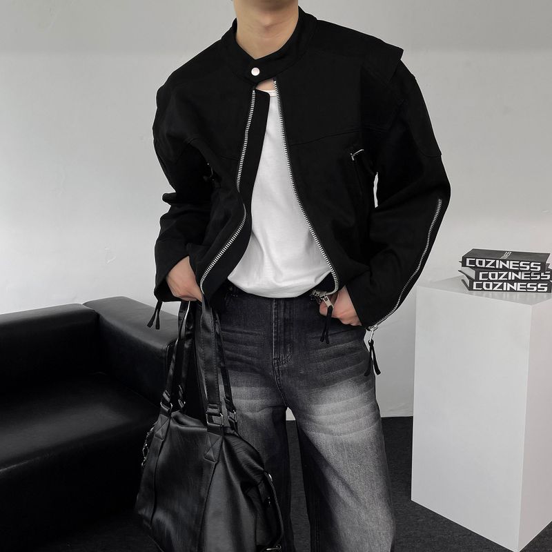 MG Suede Biker Jacket (3 colors)