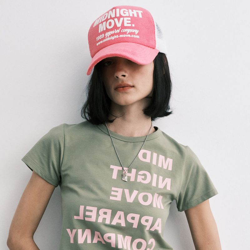 MIDNIGHT MOVE（ミッドナイトムーブ）の「tw cap (pink)（Hats）」