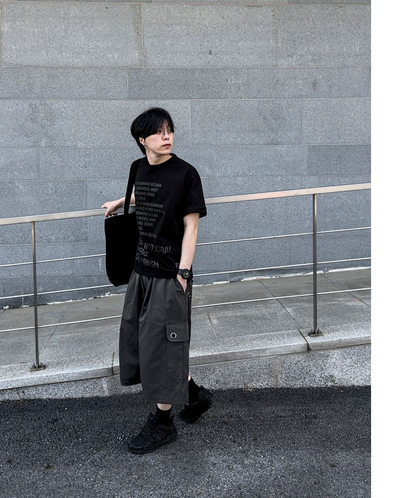 Aver Eyelet Cargo Bermuda Pants