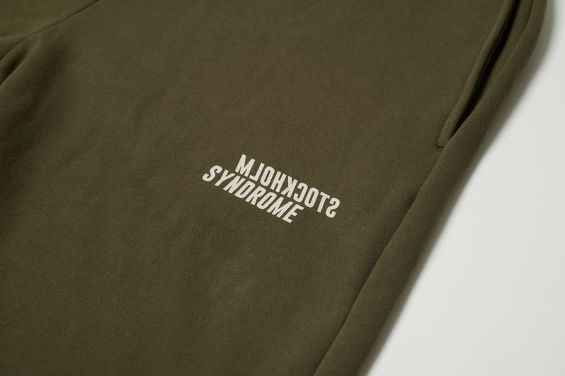リバーシスウェットパンツ- KHAKI