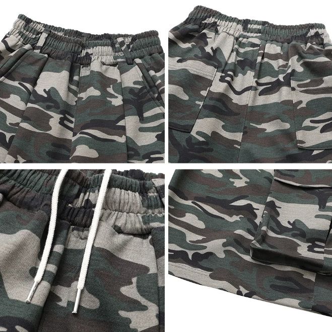 Pael Camo Cargo Bermuda Pants