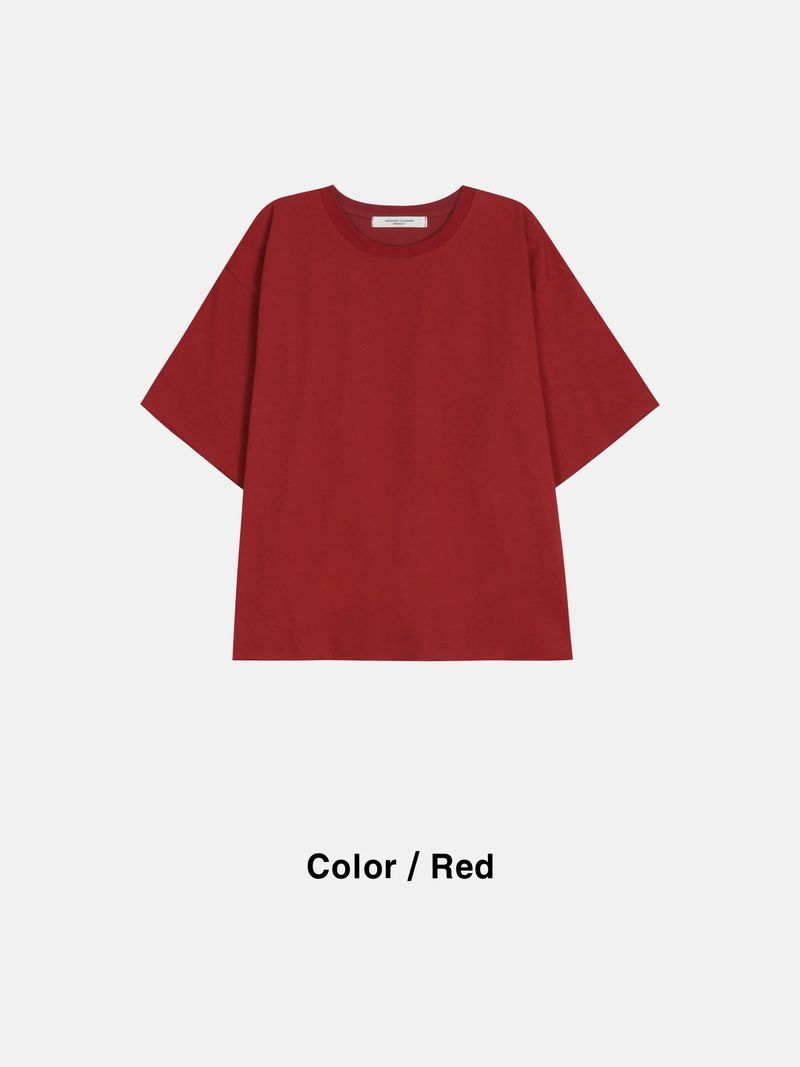 crop cut off short sleeve(4colors)