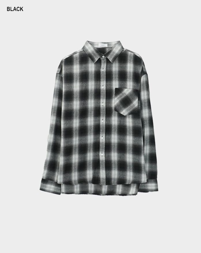 Spray check shirt