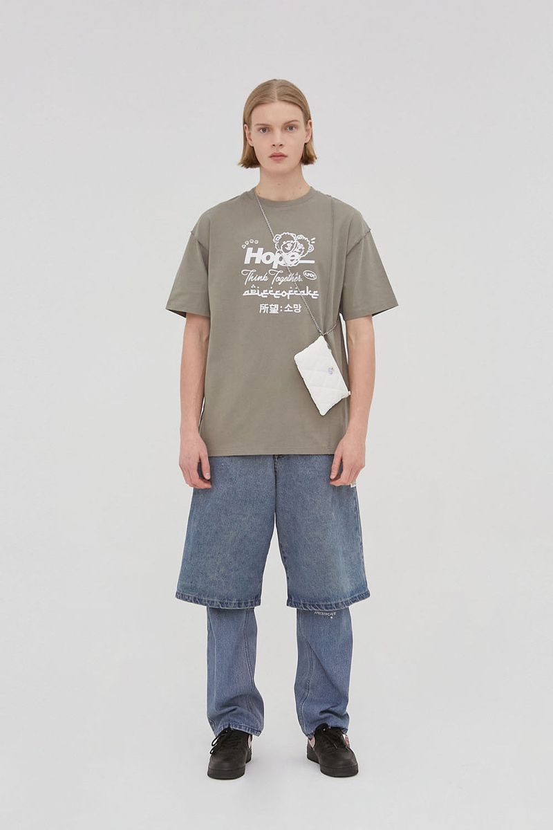 Hope Language Tee_Wood Grey