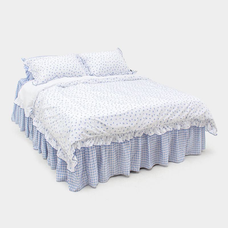 dormor(ドルモル)の「Dust-Free Cherry Frill Duvet Cover - Q size(Interior)」