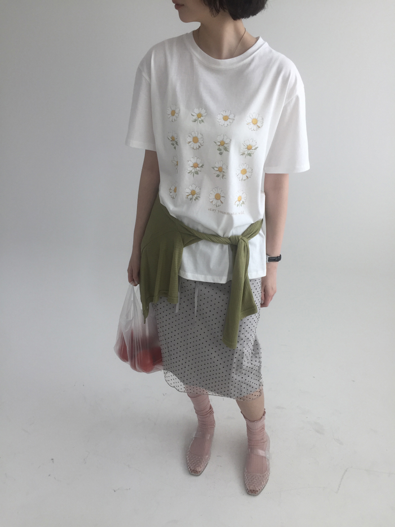 YWD FLOWER T-SHIRTS (3color)