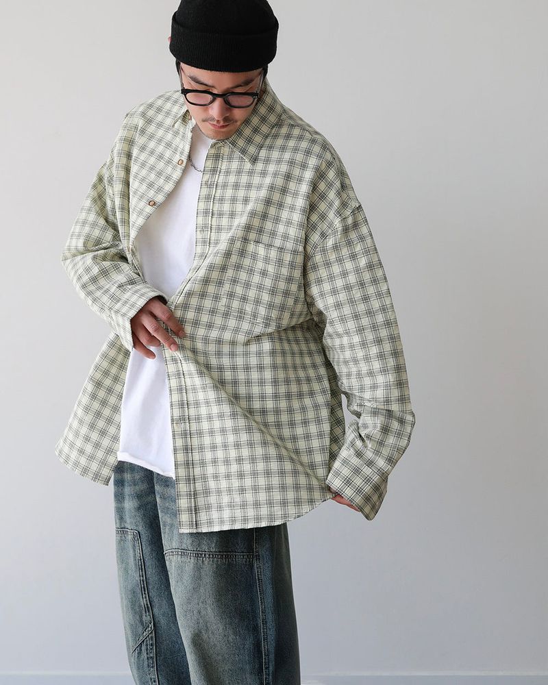 AC EMBOSSED CHECKERED SHIRT