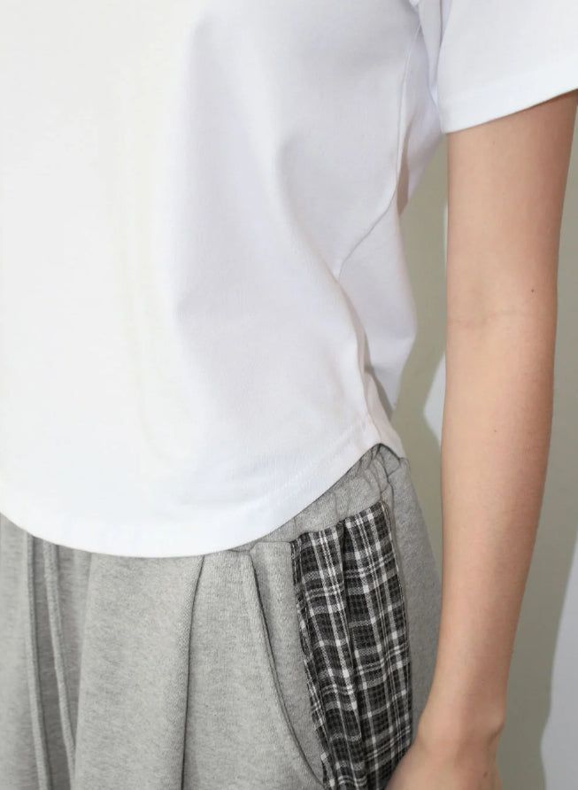 モダール ラウンドヘム Tシャツ