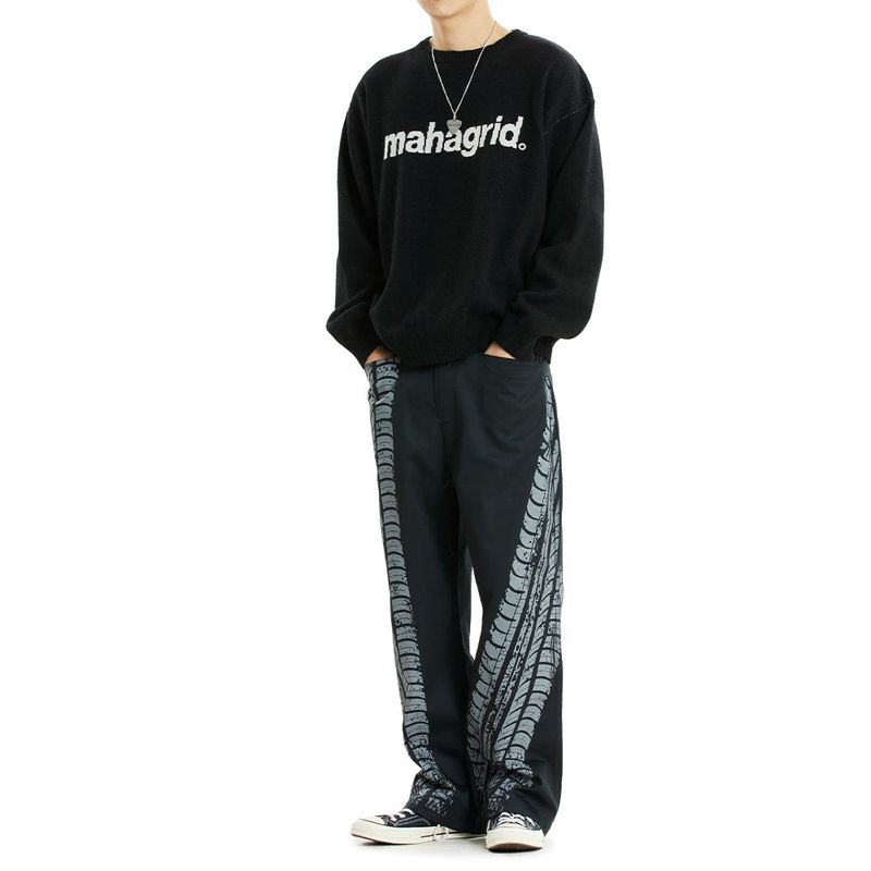 BASIC LOGO KNIT SWEATER