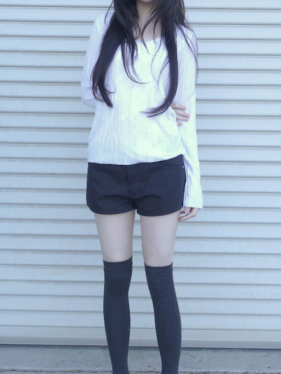 black short pants